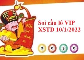 Soi cầu lô VIP XSTD 10/1/2022