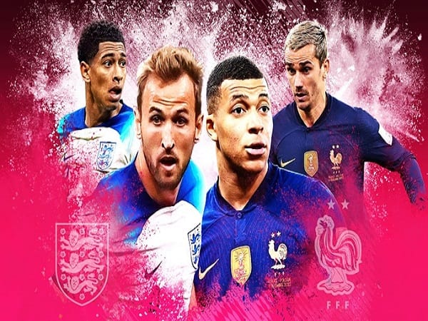 Anh và Pháp đối đầu kịch tính tại tứ kết World Cup